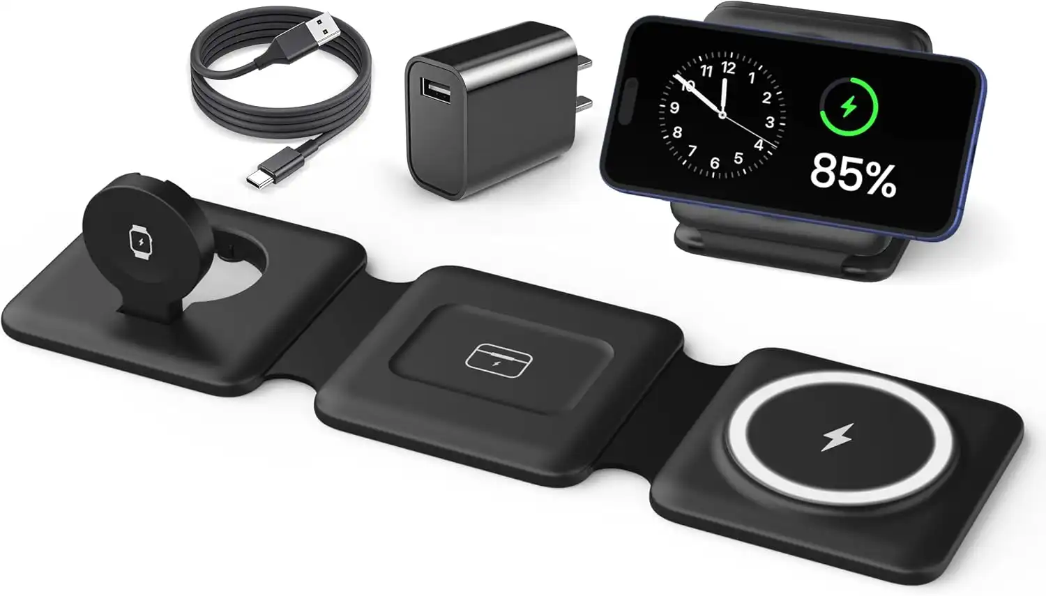 Compact Wireless Charging Station