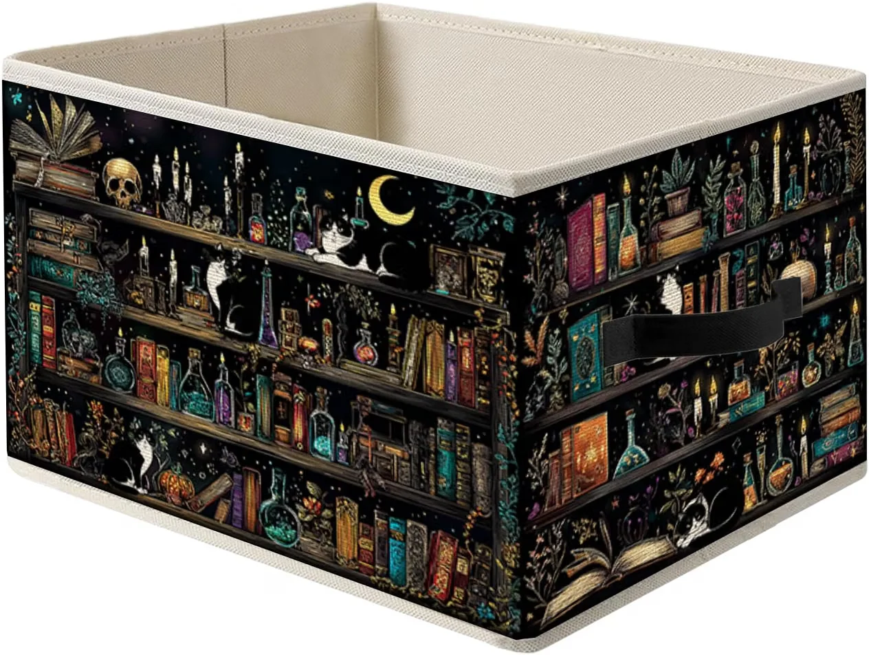 Cozy Horror Book Basket
