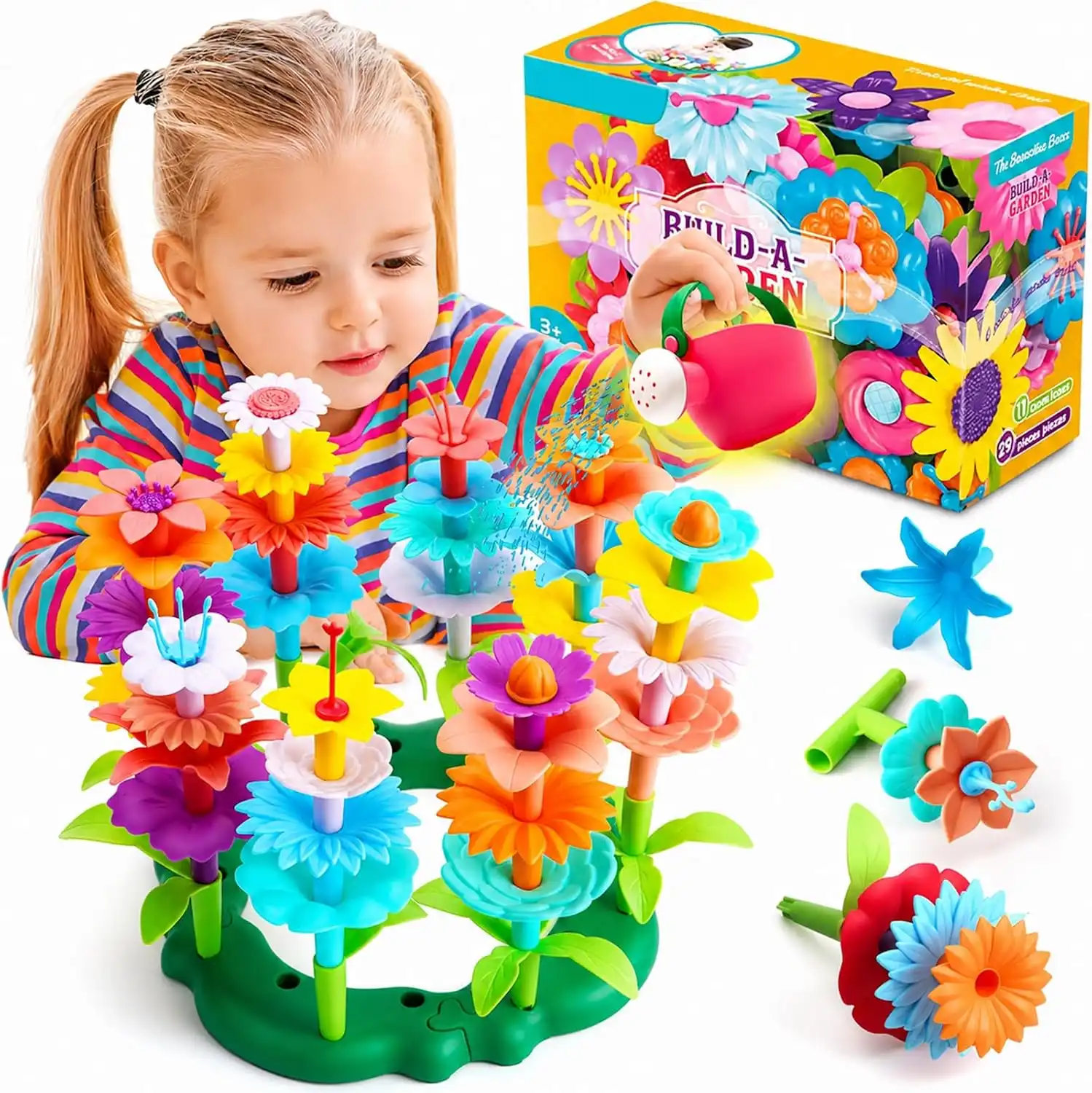 Creative Building Toy Basket