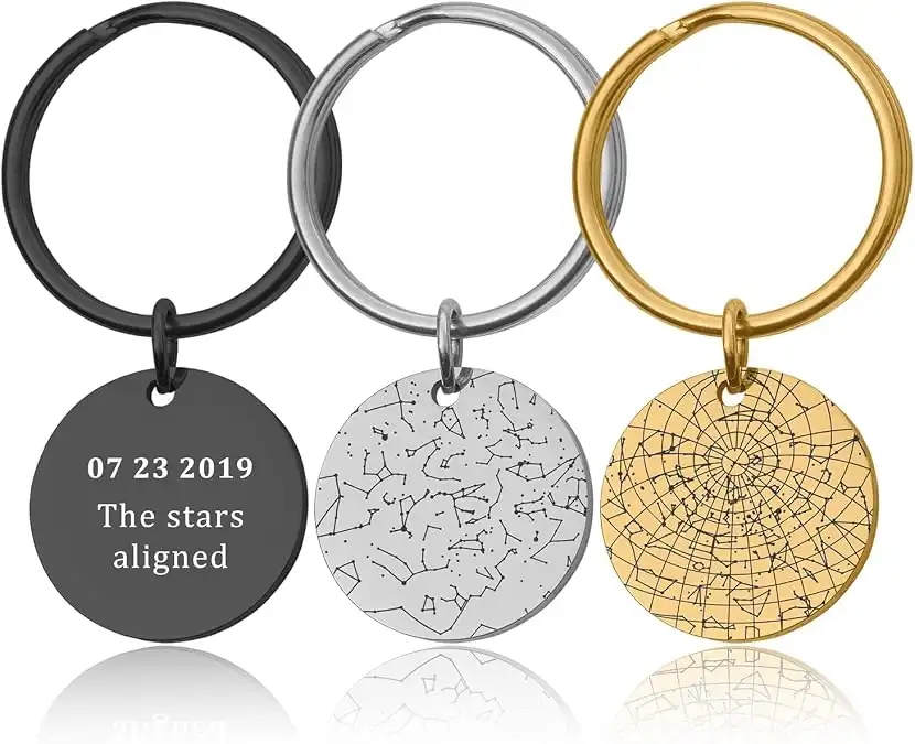 Custom Map Location Keychain
