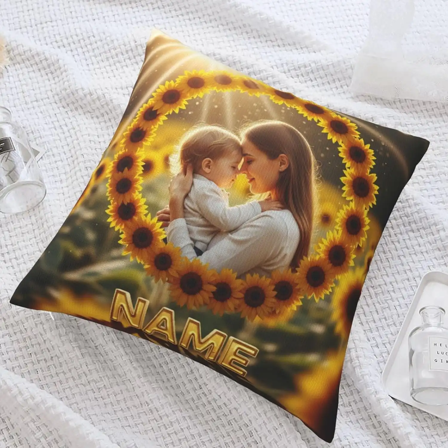 Custom Photo Throw Pillow