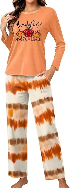Cute Thanksgiving Pajama Basket