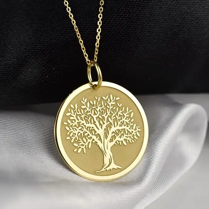 Family Tree Pendant Necklace