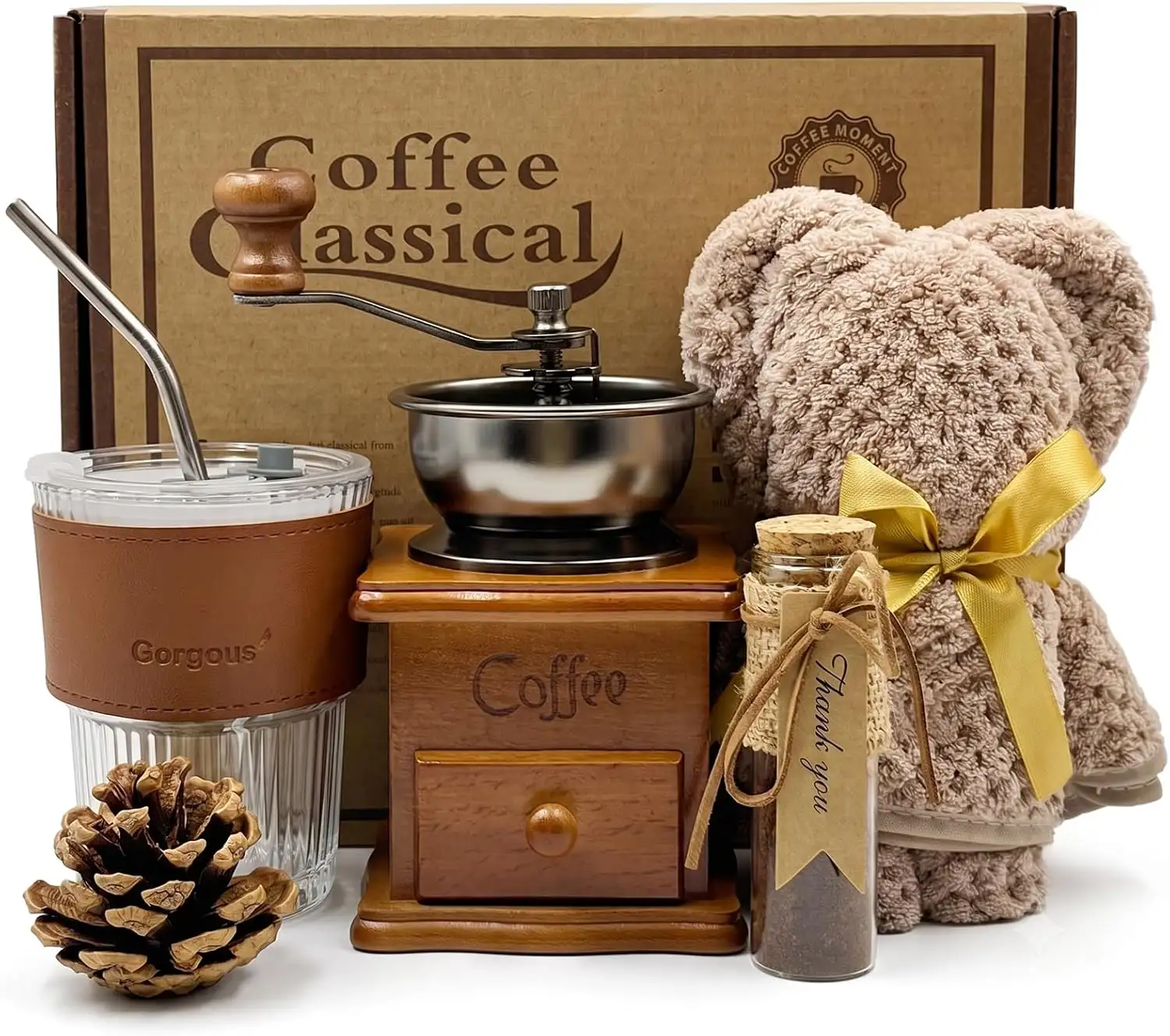 Gourmet Coffee And Treat Basket