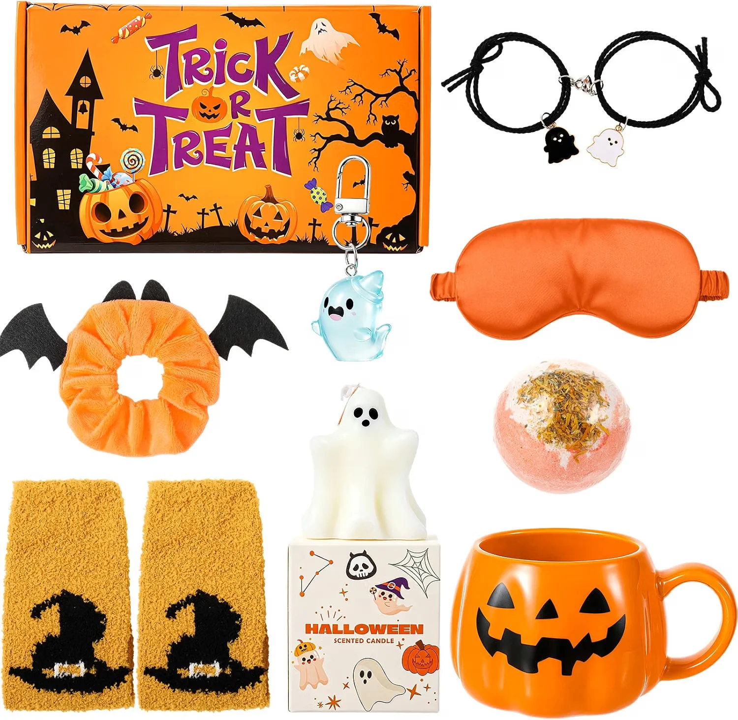 Halloween Spa Night Basket