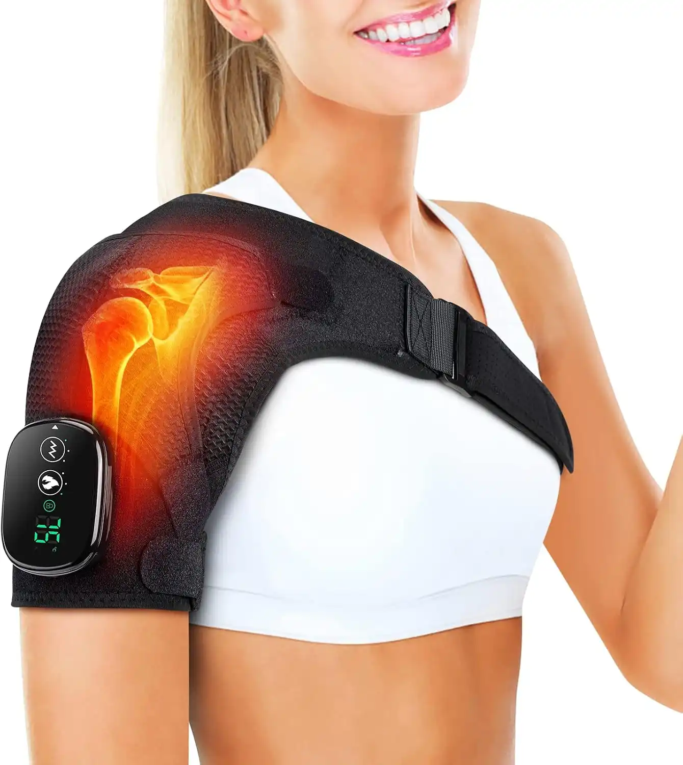 Heated Shoulder Massage Wrap