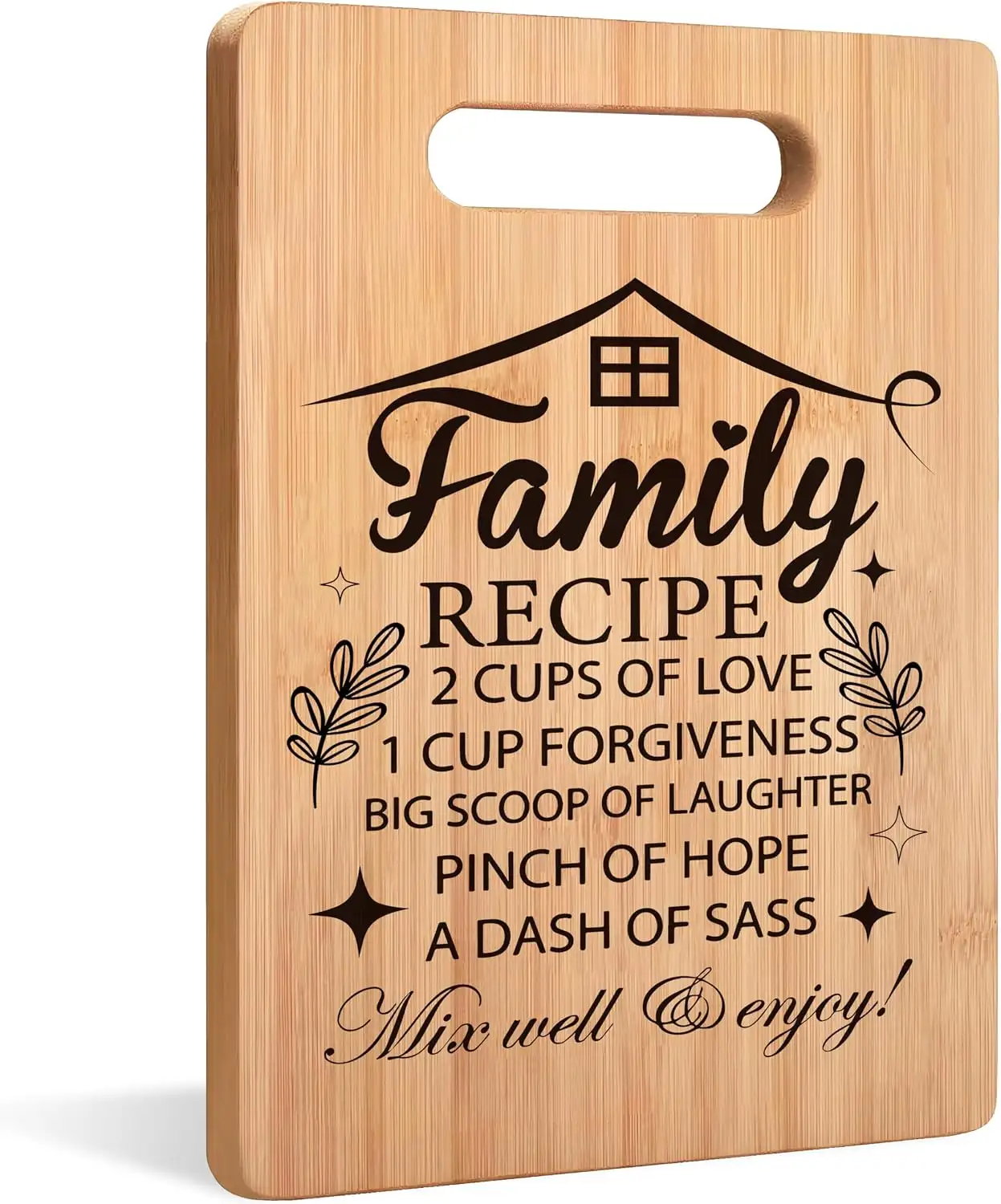 Personalized Family Recipe Cutting Board