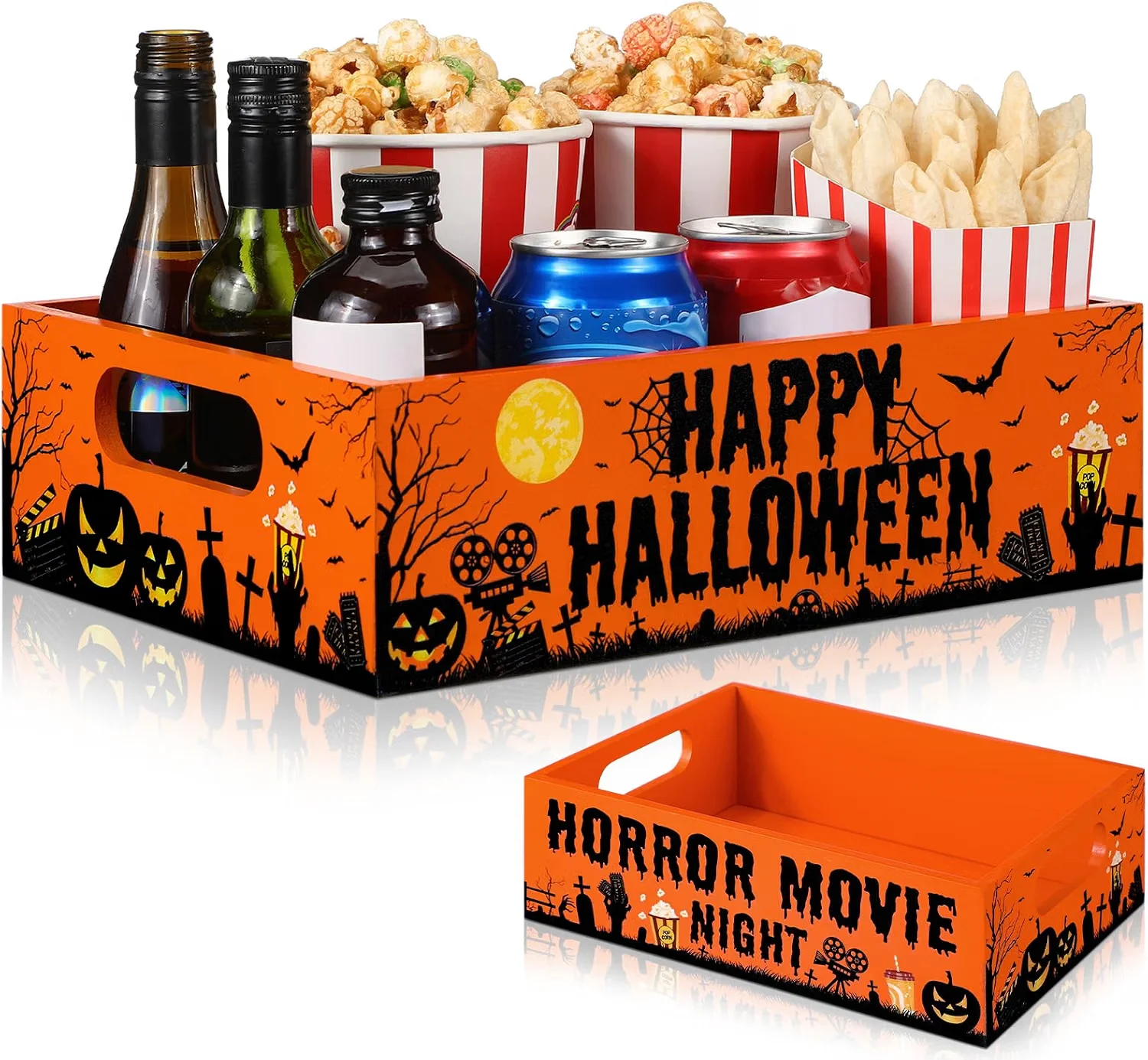 Spooky Movie Night Basket