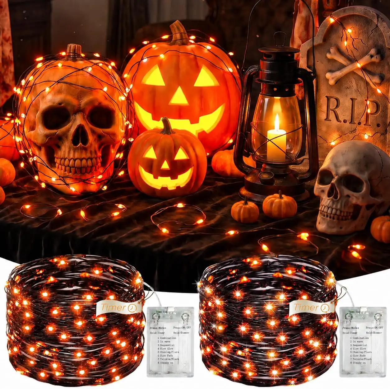 Warm Amber Fairy Lights