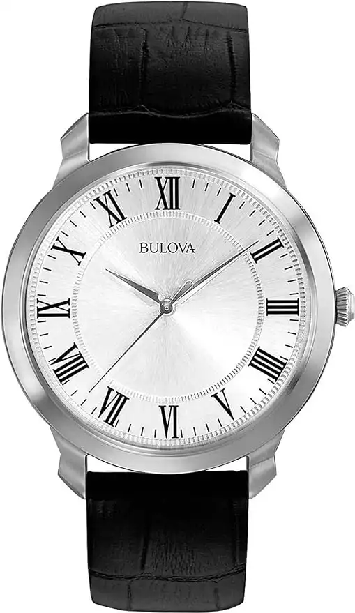 Classic Leather Watch With Engraving