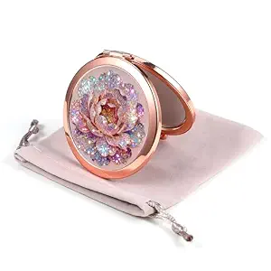 Rose Gold Compact Makeup Mirror